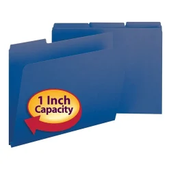 Smead Pressboard File Folder, 1/3-Cut Tab, 1