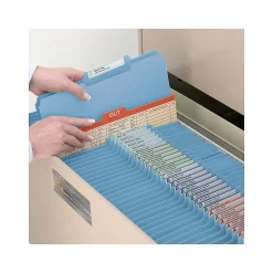 Smead Pressboard File Folders, 1/3-Cut Tab, 1
