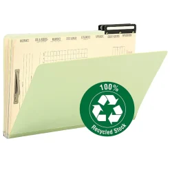 Smead Pressboard Mortgage File Folder, 2/5-Cut Right Position Flat Metal Tab, 14-3/4