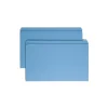 Smead Reinforced File Folder, Straight Cut, Legal Size, Blue, 100/Box (17010)