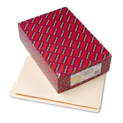 Smead Shelf-Master Reinforced End Tab File Folder, 1/3 Cut, Legal Size, Manila, 100/Box (27134)