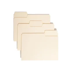 Smead SuperTab File Folder, 1/3-Cut Tab, Letter, Manila, 24/Pack (11920)