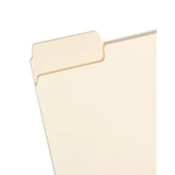 Smead SuperTab File Folder, 3 Tab, Letter Size, Manila, 24/Pack (10380)