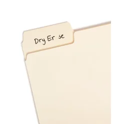 Smead SuperTab File Folder, 3 Tab, Letter Size, Manila, 24/Pack (10380)