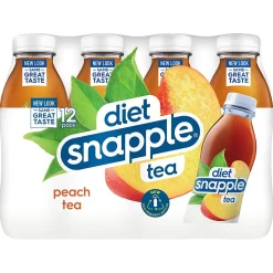 Snapple Diet Peach Tea, 16 oz., 12/Pack (10099496)