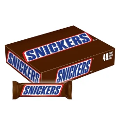 Snickers Milk Chocolate Candy Bar, 1.86 oz., 48/Pack (MMM42431)