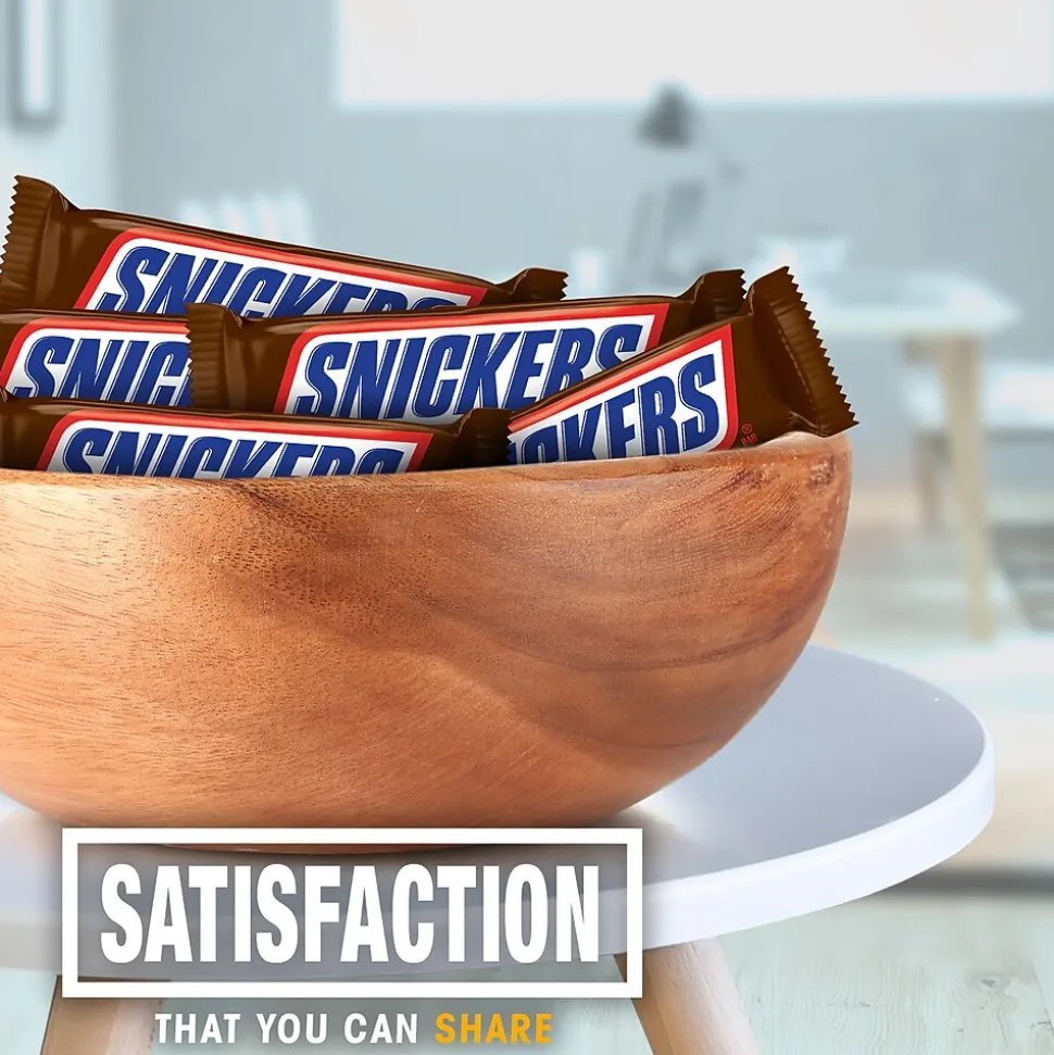 Snickers Milk Chocolate Candy Bar, 1.86 oz., 48/Pack (MMM42431)