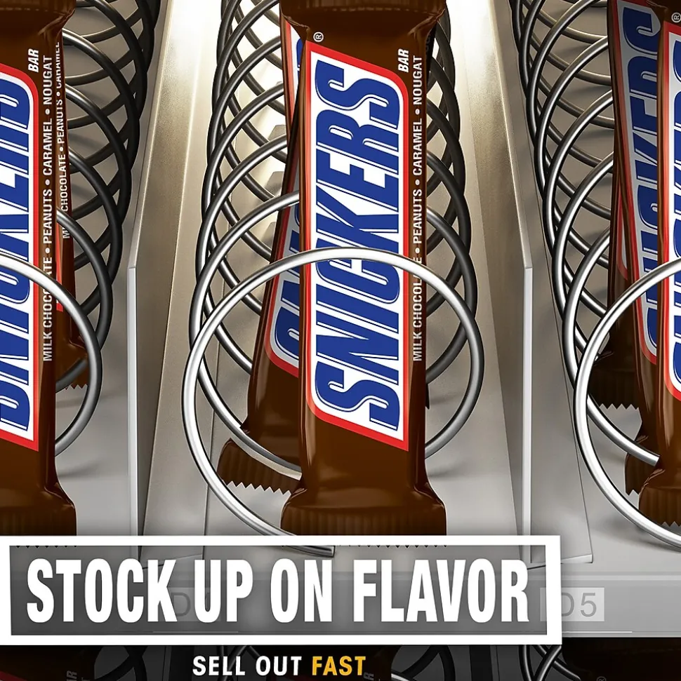 Snickers Milk Chocolate Candy Bar, 1.86 oz., 48/Pack (MMM42431)