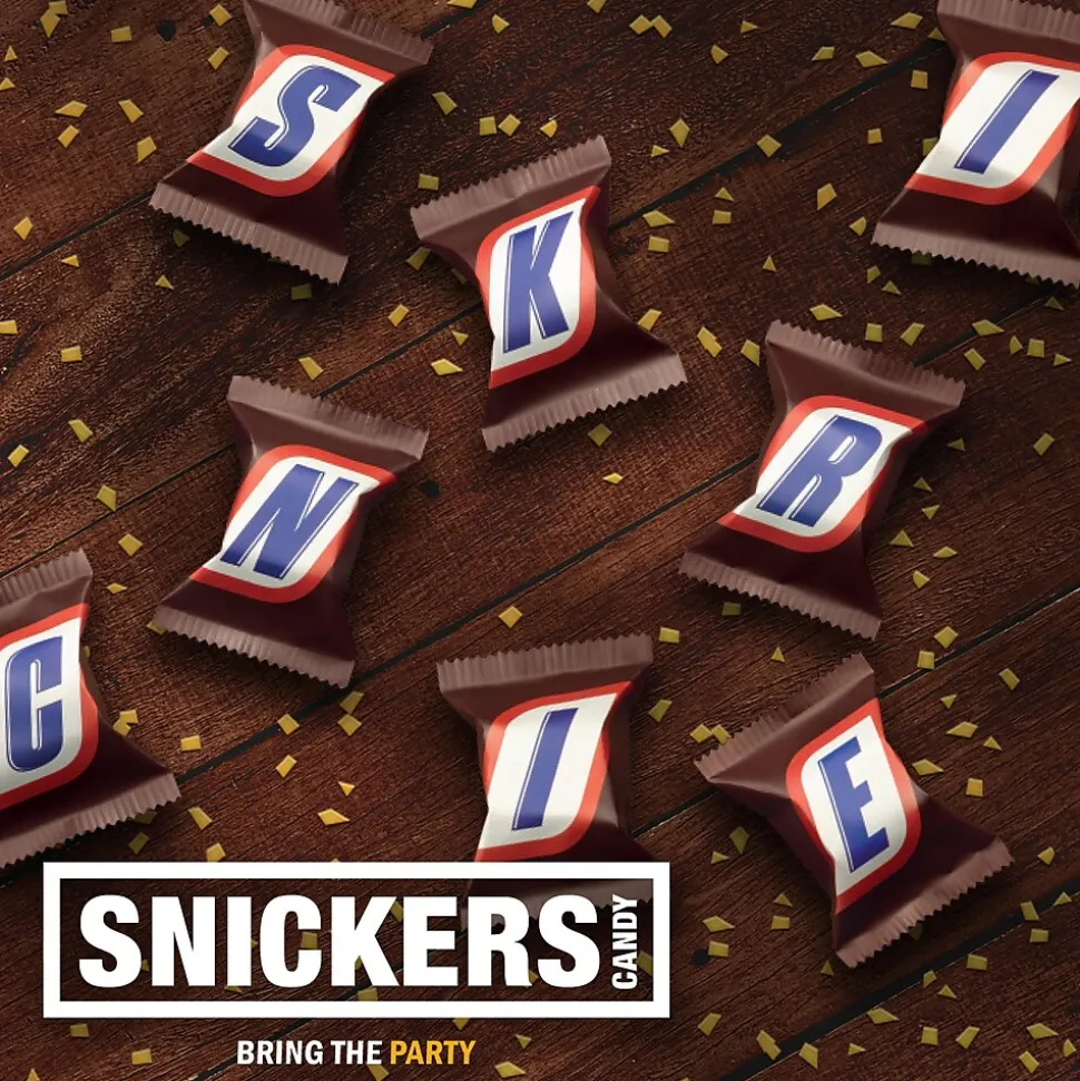 Snickers Minis Milk Chocolate Candy Bar, 35.6 oz., 2/Bag (MMM21024)