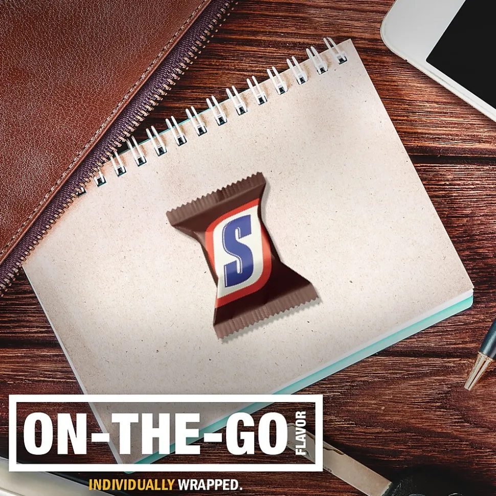 Snickers Minis Milk Chocolate Candy Bar, 35.6 oz., 2/Bag (MMM21024)