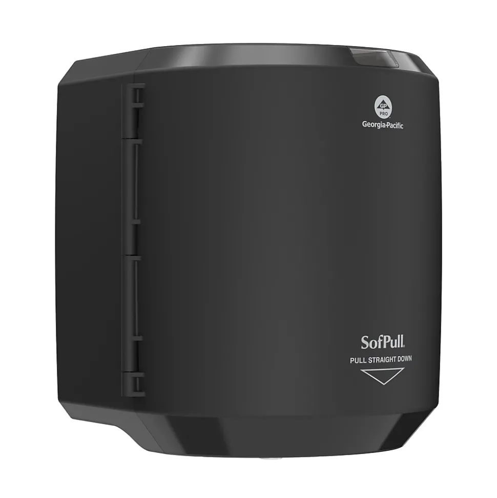 SofPull Centerpull Paper Towel Dispenser, Black (58204B)