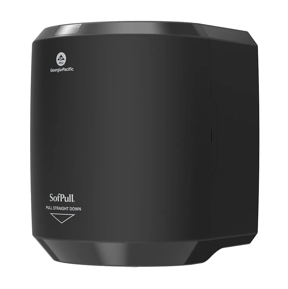 SofPull Centerpull Paper Towel Dispenser, Black (58204B)