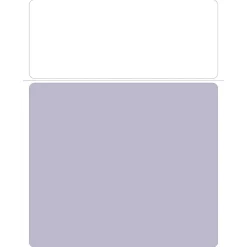 Solid Color Laser Statements, Style D, without Credit Card Information, Purple