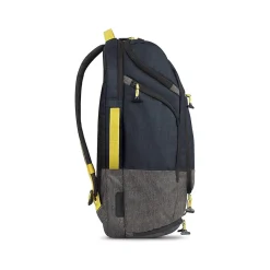 Solo Everyday Max Laptop Recycled Backpack, Large, Navy/Gray (ACV732-4)