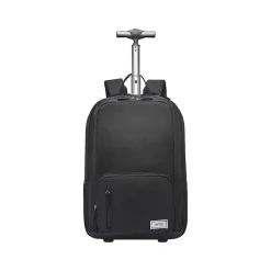Solo New York Bleecker Laptop Backpack with Wheels, Medium, Black (UBN786-4)
