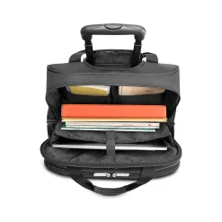 Solo New York Bryant Polyester Briefcase, Laptop Compatible, Rolling, TSA Checkpoint Friendly, Gray (PT138-4/10)