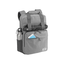 Solo New York Claim 15.6" Laptop Backpack, Heathered Gray Polyester (UBN760-10)