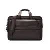 Solo New York Classic Leather Briefcase, Laptop Compatible, Espresso (D941-3)