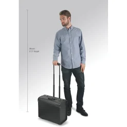 Solo New York Classic Rolling Catalog Case, Black (K74-4)