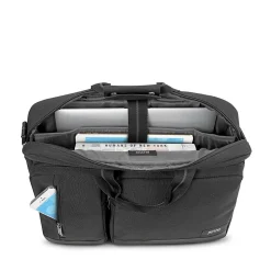 Solo New York Duane Hybrid Polyester Briefcase, Laptop Compatible, Grey (UBN31010)
