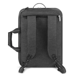 Solo New York Duane Hybrid Polyester Briefcase, Laptop Compatible, Grey (UBN31010)