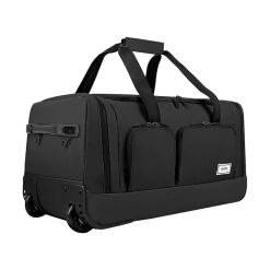 Solo New York Leroy 22" Polyester Telescoping Carry-On Travel Duffel with Wheels, Black (UBN980-4)