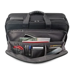 Solo New York Midtown Collection Paramount Laptop Briefcase, Black Polyester (SGB300-4)