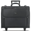 Solo New York Midtown Collection Morgan Laptop Rolling Briefcase, Black Polyester (B151-4)