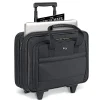 Solo New York Midtown Laptop Rolling Briefcase, Black Polyester (B100-4)