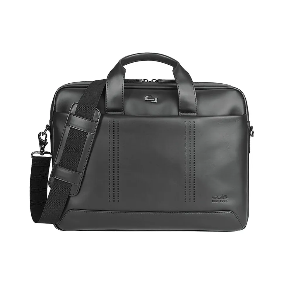 Solo New York Murray 15.6" Vinyl Laptop Bag, Black (VNL100-4)