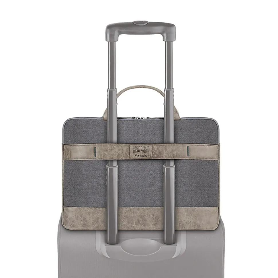 Solo New York Pilot Slim Brief 15.6 Inch Laptop Sleeve (UBN130-10)