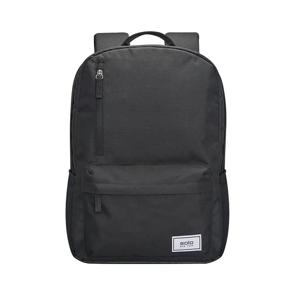 Solo New York Re:cover Laptop Backpack, Black Polyester (UBN761-4)