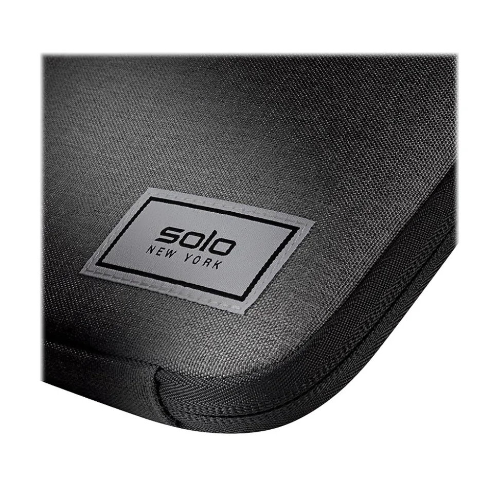 Solo New York Recycled Re:focus Polyester Laptop Sleeve for 13.3" Laptops, Gray (UBN113-10X)