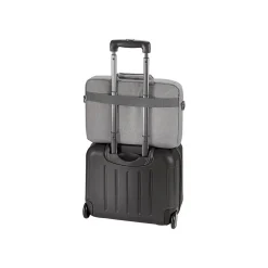 Solo New York Re:new Polyester Briefcase, Laptop Compatible, Heathered Gray (UBN127-10)