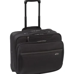 Solo New York Sterling Polyester Briefcase, Laptop Compatible, Rolling, Black (CLA902-4)