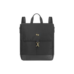 Solo New York Triumph Collection Austin Laptop Tote Backpack, Black Polyester (EXE803-4)