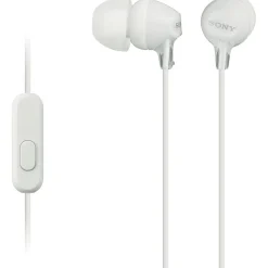 Sony MDREX15AP/W Fashion Color EX Earbud Headset, White