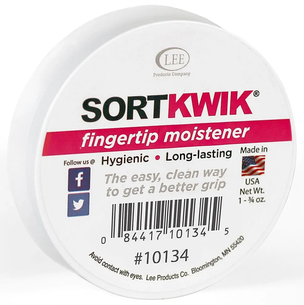 Sortkwik 1.75 oz. Fingertip Moistener, Pink (10134)