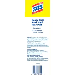 S.O.S CloroxPro Steel Wool Soap Pads, 15/Box (88320)