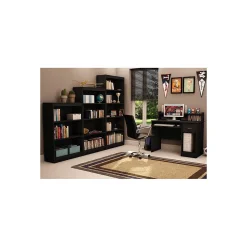 South Shore Axess 41"W Office Desk with Keyboard Tray and Drawer, Pure Black (7270076)