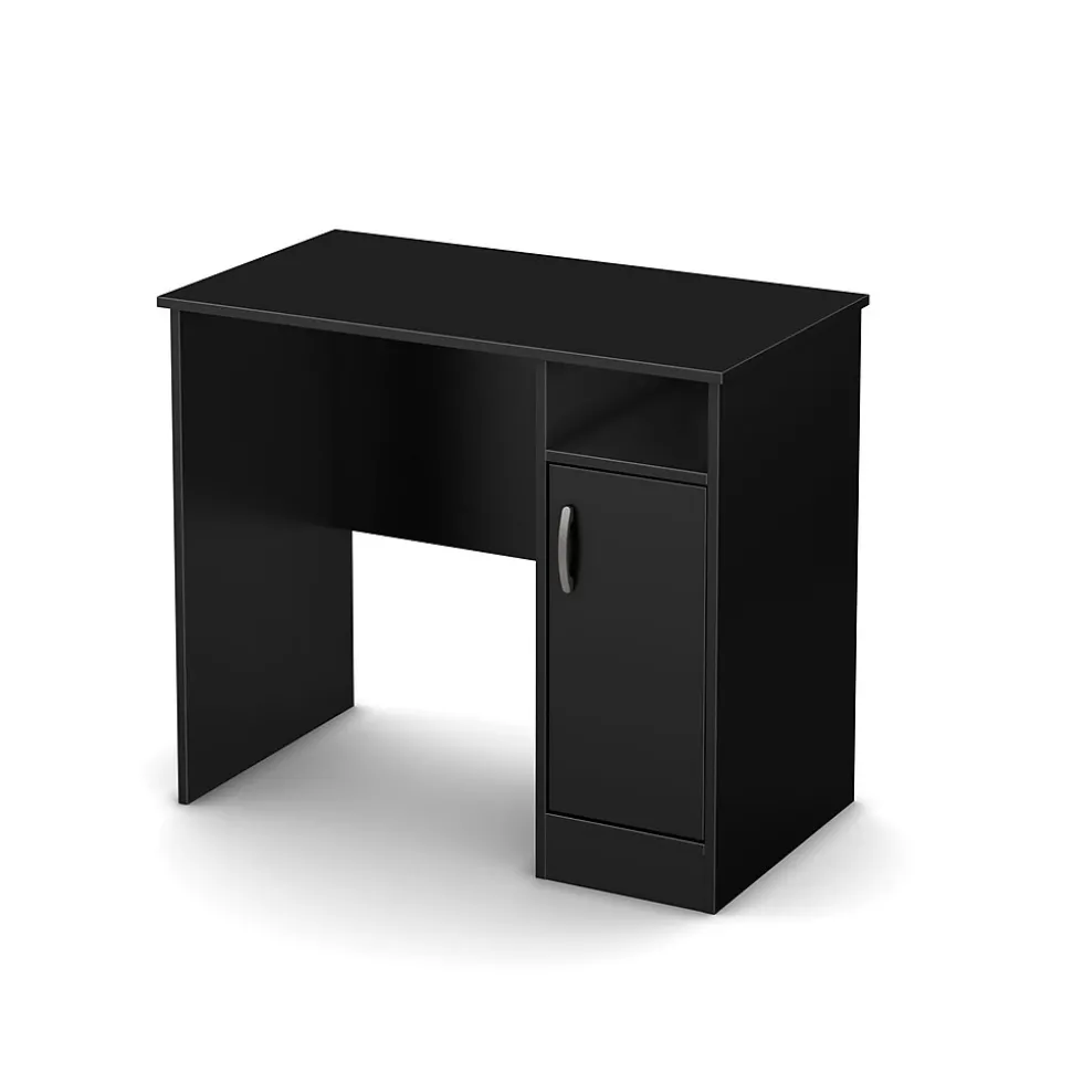 South Shore Axess 34"W Small Desk, Pure Black (7270075)