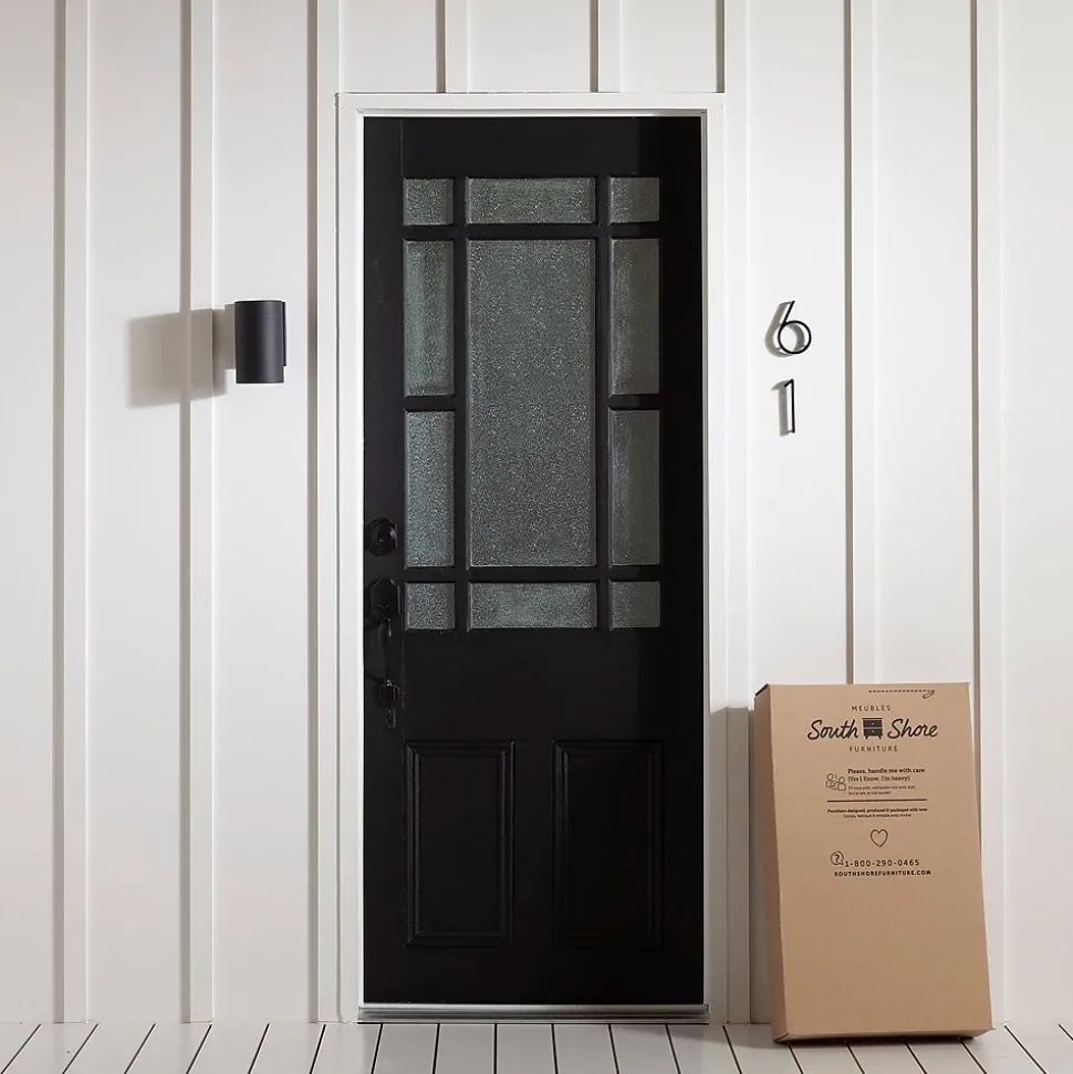 South Shore Axess 34"W Small Desk, Pure Black (7270075)