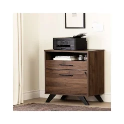 South Shore Helsy 2-Drawer Lateral File Cabinet, Letter/Legal Size, Lockable, 30.25