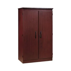 South Shore Morgan 60" Storage Cabinet with 4 Shelves, Royal Cherry (7206970)