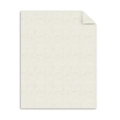 Southworth 25% Cotton Business Paper, 8.5" x 11", 24 lb. Linen Finish, White, 100 Sheets/Pack (P554CK)
