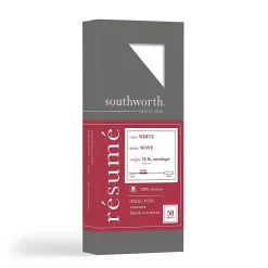 Southworth Cotton #10 Inter-Departmental Envelope 4 1/8" x 9 1/2", White, 50/Pack (R14-10L)