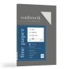 Southworth Granite Specialty Paper, 8.5" x 11", 24 lb., Smooth Finish, Gray, 100 Sheets/Box (P914CK)