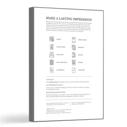 Southworth Linen Resume 100% Recycled 8.5" x 11" Multipurpose Paper, 32 Lbs., 100 Brightness (RD18BCFLN)