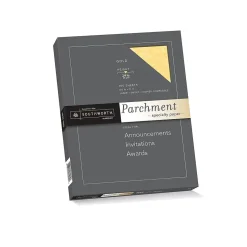 Southworth Parchment Specialty 8.5" x 11" Multipurpose Paper, 24 lbs., Gold, 100/Box (P994CK)
