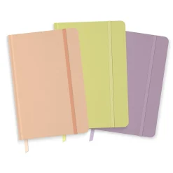 Southworth Peaceful Progress Journal, 5.5" x 8.25", Assorted Colors, 128 Pages, 3/Pack (91554)